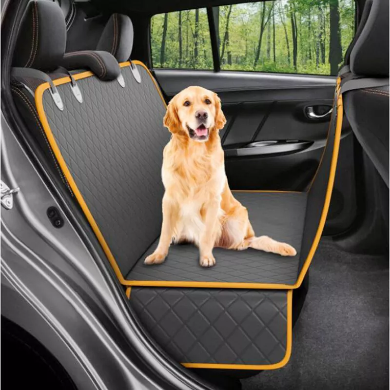 Dog Car Seat Cover 100% Waterproof Pet Dog Travel Mat Hammock For Small Medium Large Dogs Travel Car Rear Back Seat Safety Pad