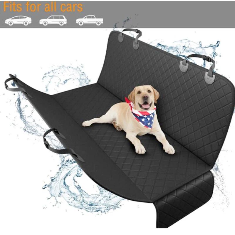 Dog Car Seat Cover 100% Waterproof Pet Dog Travel Mat Hammock For Small Medium Large Dogs Travel Car Rear Back Seat Safety Pad